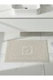 Labyrinth Foot Towel (50X70 cm) 100% Cotton - Brown