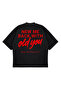 Unisex Oversize Old You New Me Printed Boxy Fit Thick Fabric T-Shirt - 2