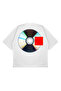 Unisex Oversize Yeezus Disk Printed Boxy Fit Thick Fabric (240Gsm) T-Shirt - 2