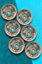 Mihrimah 6 Pieces Dessert Plates (Peach) - 2