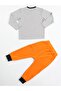 Tiger Paws Orange Trousers+T-shirt Set - 4