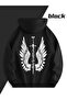 Dear Couple Combination Angel and Guardian Printed Special Design Hooded Sweatshirt Set of 2 Set - 2