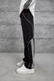 Men's Sweatpants Nmrc Fabric Black Oversize Parachute Loose Fit