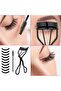 Eyelash Set, Beautiful Eyelash Comb,6 Color Silicone Pad and Mascara Brush, Universal Eyelash Curler - 3