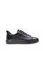 Atlas Full Black Lace-Up 100% Genuine Leather Men's Sneaker Shoes - 4