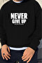 سترة مطبوعة بياقة دائرية من Never Give Up