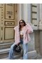 Women's Black Premium Plush Winter Faux Premium Fur Coat - 6