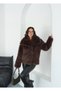 Women's Black Premium Plush Winter Faux Premium Fur Coat - 7