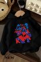Spider-Man Printed Children's Hooded Sweatshirt