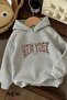 New York Printed Children's Hooded Sweatshirt