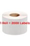 ™ 2"x1.25"(50x30mm) 2000 Labels Per Roll Adhesive Thermal Printer Shipping Sticker Addres - 5