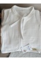 Organic Muslin Baby Vest, Baby Girl White Vest, 0-2 Years Old - 6