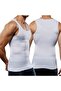 2pcs Mens Slimming Body Shaper Vest, Gynecomastia Compression Shirts, Tank Top - 5