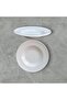 6 Pieces 100% Unbreakable Melamine Deep Dinner Plate 21 cm - Home & Restaurant Watery Food Stewing
