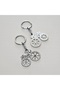 Keychain Bag Accessory Bicycle Figure Keychain with Stones Accessory - 4