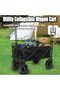 FFD Folding Wagon Cart Trolley, Heavy Duty Foldable Garden & Beach Wagon Big - 3