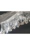 Silver Color Sequin Fringe Tassel Embroidery Ribbon Decorative Strip Accessory - 6
