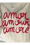 Amore Amore Printed High Quality Oversize Cotton Sweatshirt - 3