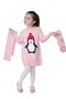 Girl's Winter Dress Penguin Embroidered Beanie and Scarf 3-Piece Set - 6