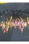 Black Tulle Sequined Fringe Tassel Embroidery Ribbon Decorative Tassel - 6