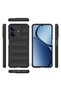 Realme C63 Case Flexible Tpu Hollowed Back Surface Design Brsa Ethnic Silicone Cover - Black - 3