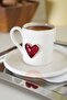 2-Piece Silver Tray, Heart-Shaped Coffee Cup, Turkish Delight Bowl Set 8 Pieces - 3