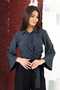 Women's Spanish Sleeve Tie-Up Belted Shirt - 4
