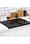 Twisted Transparent Black Plexiglass Cutting Board – Modern Design That Stands on the Counter |   Tuva Elite Decoration - 5