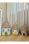 Kids Baby Room Wicker House Figure Toy Basket, Organizer, Gift Decorative Basket - 5