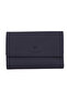 Genuine Leather Women's Wallet |   Noa 3225 Navy Blue