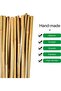 FFD Natural Bamboo Stick Tall Garden Plant Stakes Bamboo Poles Stakes Bamboo Rod 120cm 10pcs - 8
