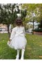Baby Girl Dress Tulle Tutu Bow Birthday Party Wedding Special Occasion Girls Evening Dress - 3