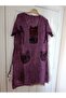 Authentic, Double-Layered, 100% Pure Stone-Washed Woven Cotton, Wide Fit, Short Sleeves, No Lycra Dress - 7