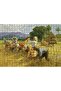 Cakasepetim Harvesting Villagers Oil Painting 500 Piece Puzzle Jigsaw Mdf (Wood)