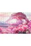 Cakasepetim Eiffel Tower and Pink Roses 255 Piece Puzzle Jigsaw Mdf (Wood)