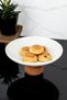Wooden Leg Porcelain Presentation Plate Cake Presentation Plate Cake Stand Cheese Plate Fruit Plate - 5