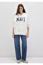M1600361-81964-Fw Logo Hooded Sweatshirt Broken Women's Sweatshirt - 3