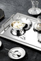 Rio 22 Piece 6 Person Tea Set - 18/10 Stainless Steel - 2