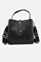 Women's Embossed Adjustable Strap Stylish Hand and Shoulder Bag Shoulder Bag Size: 20 X 22 cm - 6
