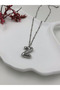 Steel (Z) Letter Balloon Necklace Antiallergic Letter Necklace Z Letter Balloon Bubble Steel 45 cm Fmaccesories - 8