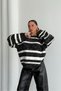 Oversize Crew Neck Textured Knit Sweater Aw25Kz0018