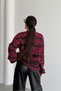 Oversize Crew Neck Textured Knit Sweater Aw25Kz0018 - 4