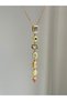 316L Steel 7 Element Y Necklace Colorful Stone Women's Necklace - 2