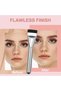 Foundation Brush & 2Pcs Makeup Puff Set Black – Set of 3 for Professional Flawless Skin Makeup - 6