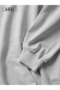 Gray Oversize Hooded Sweatshirt Hoodie - 5
