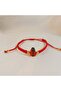 Animal Figured Bracelet - Ladybug Bracelet - Handmade Adjustable Macrame Lucky Bracelet - 3
