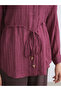 Red textured women's shirt tunic from plus-store - 4