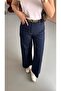 Premium Series Navy Blue Loose Denim Pants - 2