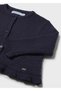 Baby Girl Knitted Cardigan Navy Blue 2358 - 3