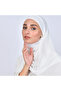 طرحة شيفون بربطة اغلاق - اوف وايت